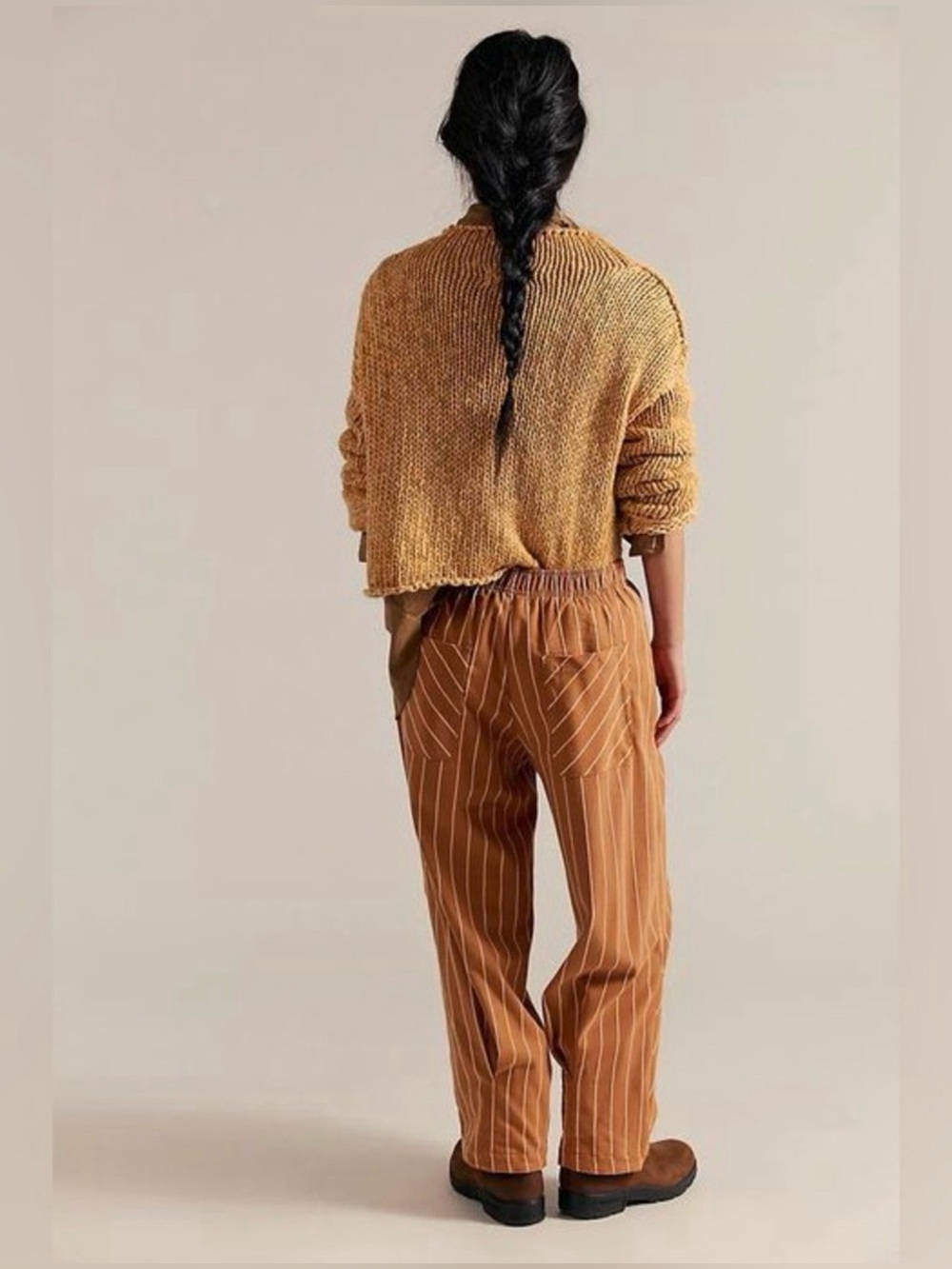 Free People Nice Choice Pull-On
Trousers in Natural - XL NWT - Picture 3 of 16
